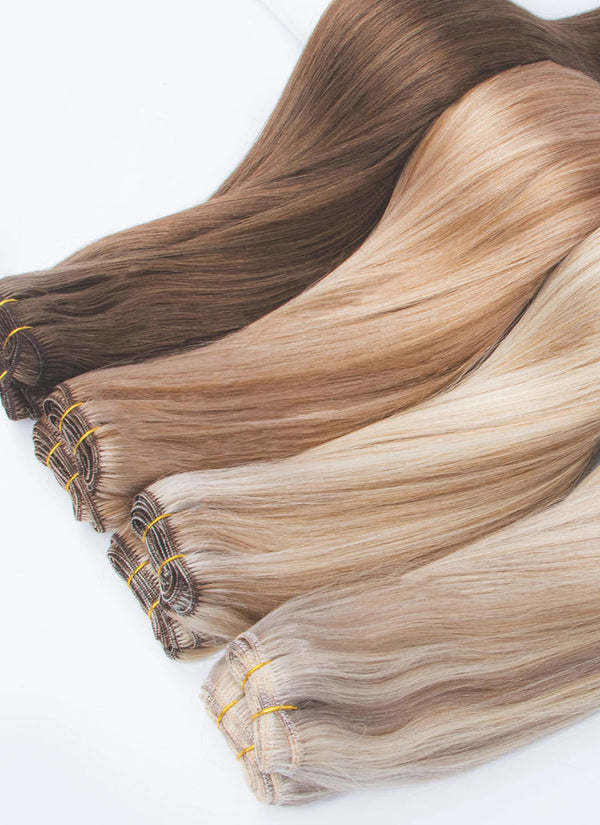 Machine Wefts Extensions Top Quality Human Hair